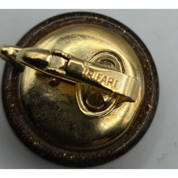 All Signed Trifari Topaz AB Necklace Demi Parure + Bonus Earrings Set - Picture 5 of 9